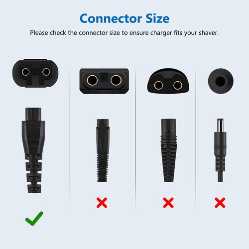 FNKTQL 5V for Remington Charger, Replacement Charger for Remington HC5870 HC4250 PF7500 PF7600 PG6250 PG6255 PG6170 PG6171 XR7000 XF8550 XF8700 Electric Razor Power Cord with Cleaning Brush
