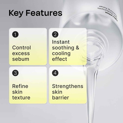 Celladix 131 Hyaluronic Cooling Toner, Korean Skincare Facial Toner with Panthenol, Squalane & Botanical Complex- Instant Soothing, Hydrating & Oil Control for Sensitive & Acne-Prone Skin, 10.1 Fl Oz