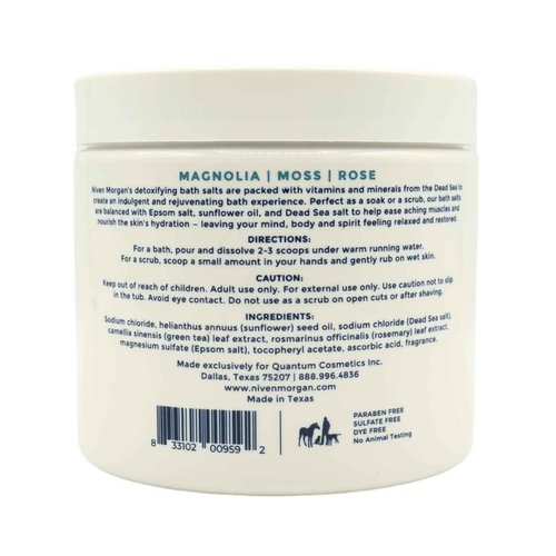 Niven Morgan Jean Baptiste 1717 Bath Salt and Mineral Scrub 18oz. 514g