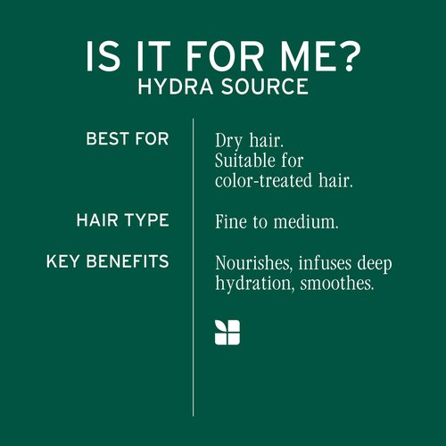 BIOLAGE Hydra Source Shampoo Refill - For Dry Hair, Gently Cleanses, Restores Moisture Balance, Adds Shine & Softness, Infused with Micro-Filtered Aloe Vera & Fermented Hyaluronic Acid, Vegan