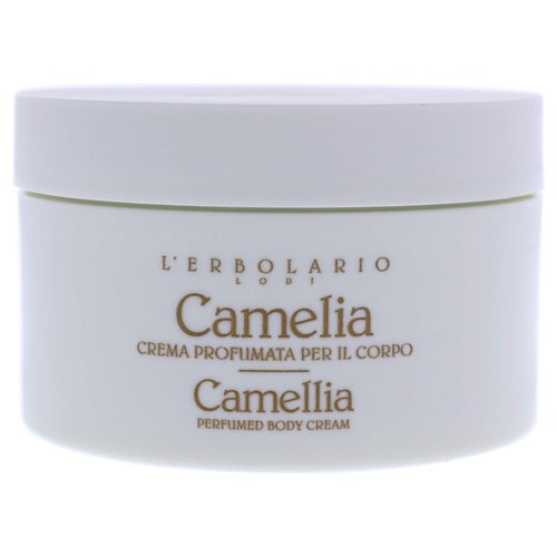 L’Erbolario Body Cream – Moisturizing Body Butter – Nourishes, Protects with Camellia Oils – Floral Scented Antioxidant Skin Care – Camellia – 6.7 oz