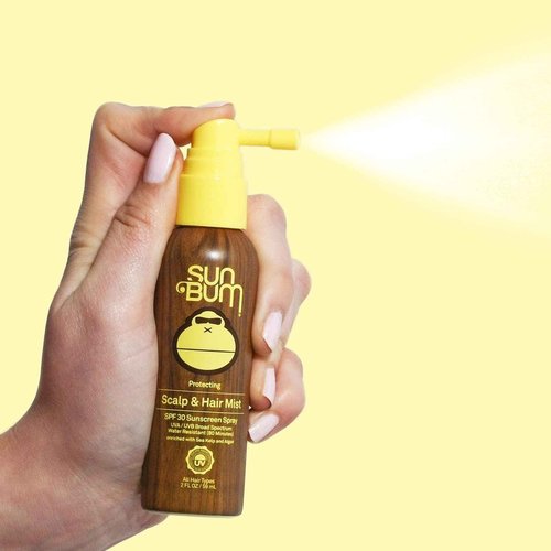 Sun Bum Original SPF 30 Sunscreen Scalp and Hair Mist 2 OZ Blonde Formula Hair Lightener 4 oz Spray Bottle Blonde Hair Types Bundle