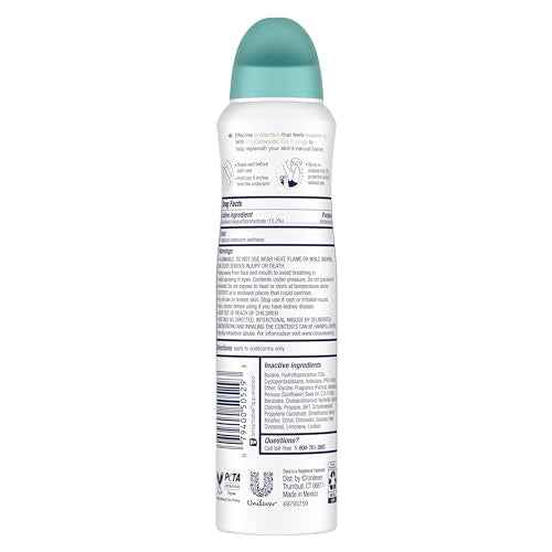 Dove Antiperspirant Deodorant Dry Spray Coconut Water & Lime scent 3ct skin repair after shaving with odor control & sweat protection Pro Ceramide Technology to boost ceramide levels in skin 3.8 oz