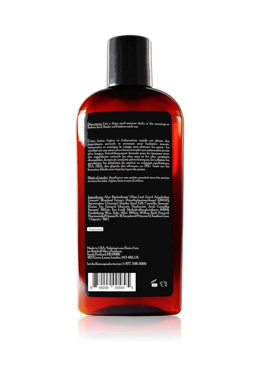 Brickell Men's Daily Essential Face Moisturizer for Men, Natural and Organic Fast-Absorbing Face Lotion with Hyaluronic Acid, Green Tea, and Jojoba, 4 Ounce, Scented