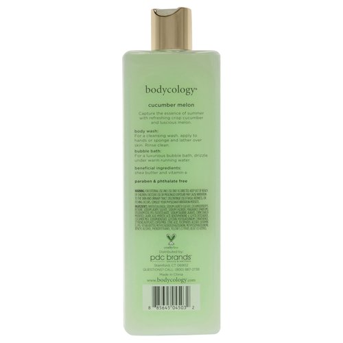 Bodycology Cucumber Melon Body Wash Women 16 oz (Pack of 3)