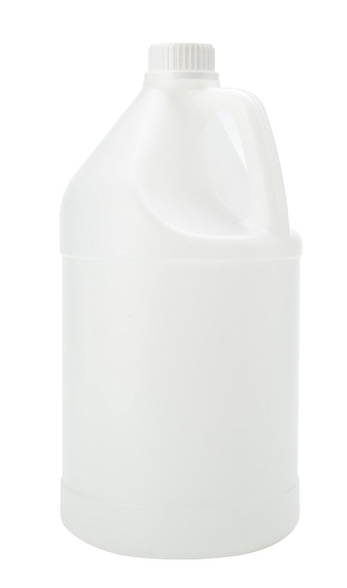 Travel Well Plastic Pump Bottle - Compact Travel Bottles for Toiletries - Effortless Gallon Pump Dispensing - Transparent Plastic Jug for Content Monitoring - Pack of 2, 1 Gal, Clear