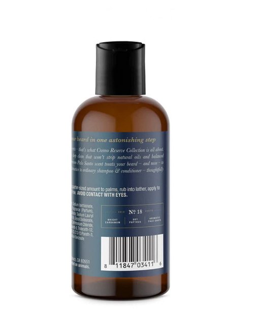 Cremo Palo Santo Beard Wash & Softener and Beard Oil Bundle - Moisturizes and Reduces Itch for 6 Fl Oz Wash & Softener and 1 Fl Oz Oil