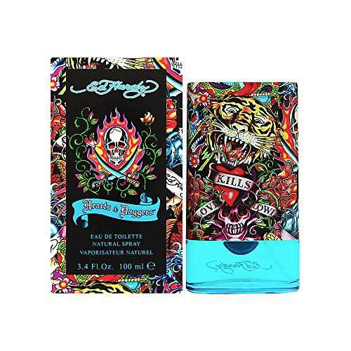 Ed Hardy Men's Cologne Fragrance Spray, Hearts & Daggers, Eau De Toilette, 3.4 fl oz