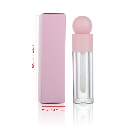 COSIDEA 50pcs 25 * 25 * 95mm lip gloss Craft Matte pink paper box Small packing boxes 350gms for DIY cosmetics