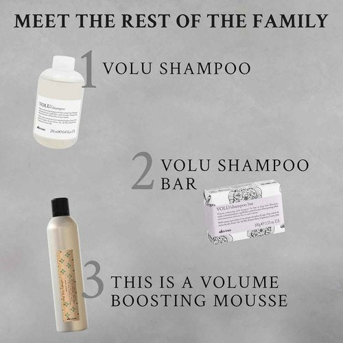 Davines VOLU Shampoo & MOMO Conditioner, Volume Shampoo For Fine, Thin Hair Types, Gentle Everyday Volumizing, Gentle Detangling For All Hair Types, 2.5 & 2.5 oz.