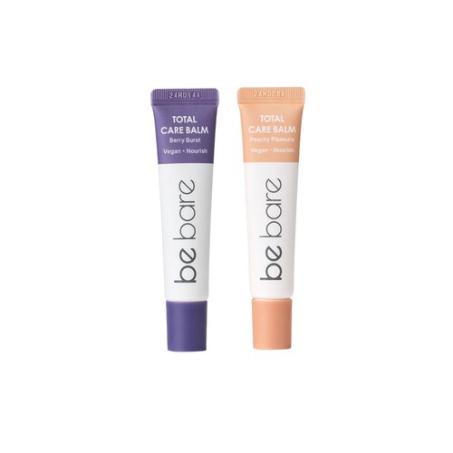 15 Min Pamper Me Kit and Total Care Balm Dual Pack: Korean Face Mask Essentials and Moisturizing Lip Balm Gift Set for Women