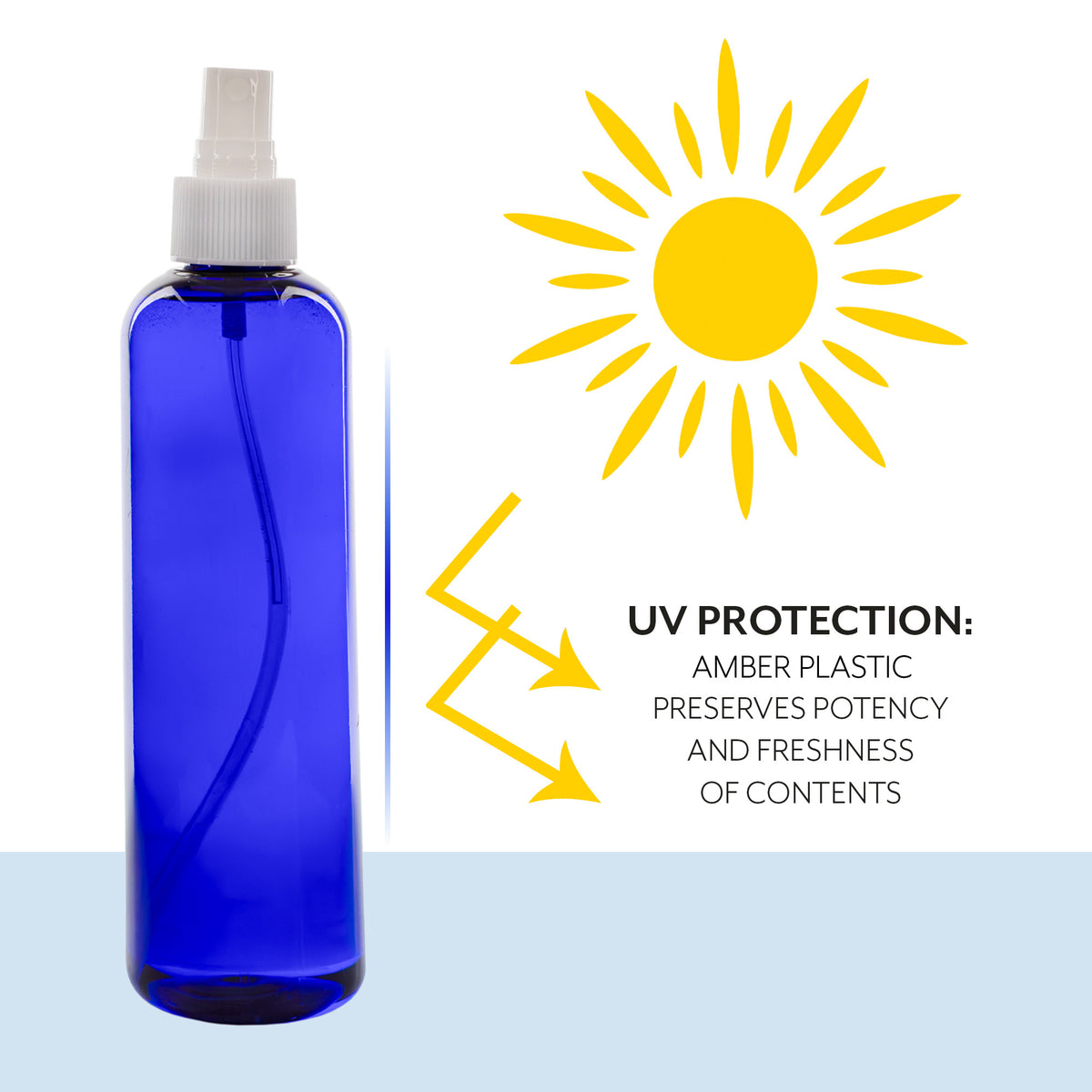 8oz Colorful Plastic Spray Bottles with Fine Mist Atomizers for Cleaning & DIY Projects