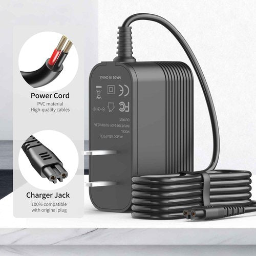 Charger for Remington Shaver for Replacement F5-5800 F5800 F5790 F4790 R5150 R6130 R-6150 MS2-390 MS3-2700 MS680 R9100 Shaver, Electric Razor Power Cord Adapter