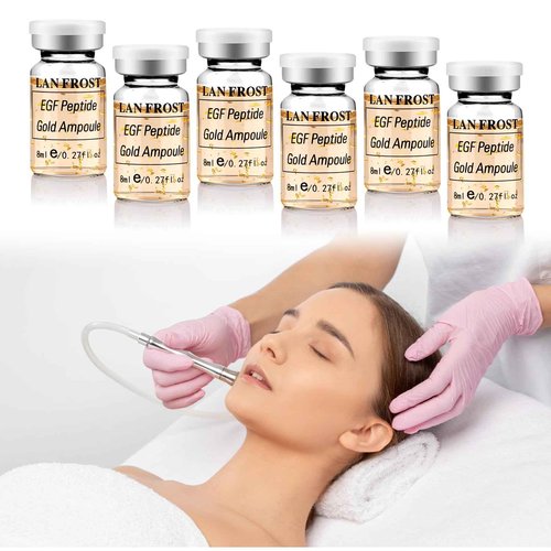 BB Booster Serum Kit Serum Hyaluronic Acid Essence Skin Care Kit, EGF Peptide Gold Ampoule 0.27oz 12 Vials,Facial Treatment Increases skin elasticity BB Radiance Facial Serums Kit