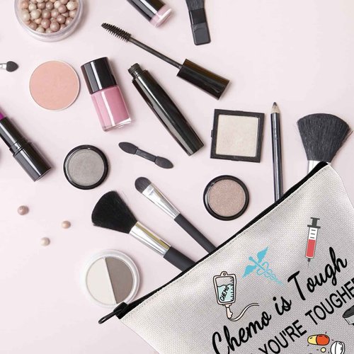 Chemo Care Package - Chemotherapy Makeup Bag (Tough)