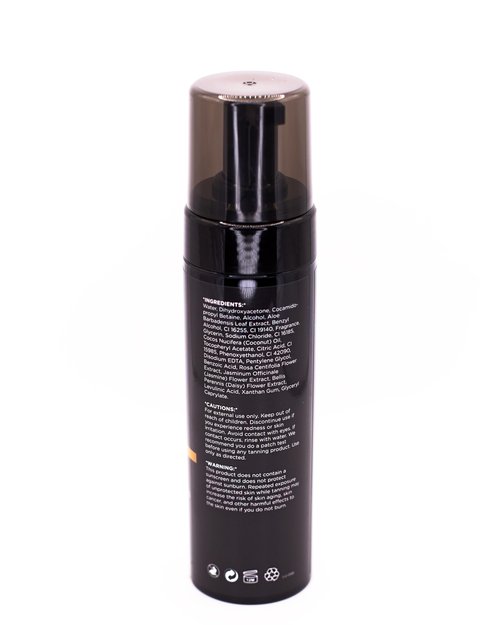 Bronzed Beauty Dark Tanning Mousse Kit – 6.7fl oz Self-Tanning Mousse with Mitt Bundle – Deep Natural Bronze Shade – Stain-Free, Even Application – Nourishing Self Tanner with Vitamin E and Aloe Vera