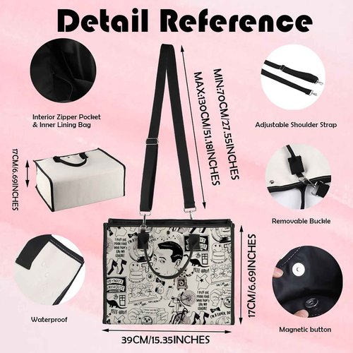 MNIGIU P-ee Herman Playhouse Tote Bag P-ee Herman Fan Gift P-ee Herman Merchandise (PlayTB)