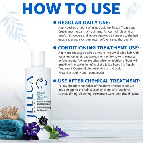 Jellua Squid Ink Repair Treatment Cream 8 oz