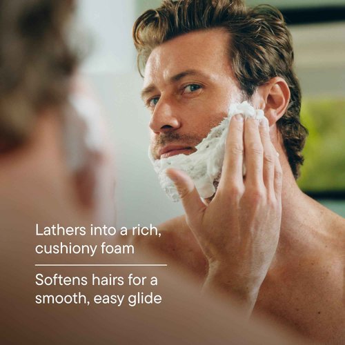 HARRY'S PLUS: Shaving Kit for Men – Gift Box with Premium Handle, 5 Razor Blade Cartridges, 2 oz Foaming Shave Gel & Travel Cover, Advanced Pivoting System – Clay