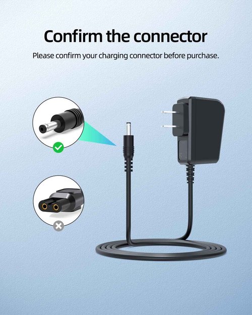 8V Power Cord Compatible with Philips Norelco HQ840 Multigroom Series 3000 MG3750 MG3750/60 MG3760 Charger Shaver Power Supply