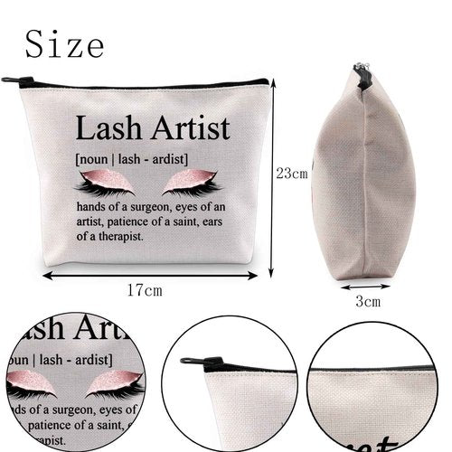 POFULL Lash Artist Gift MakeUp Gift Beauty Lashes Girl Gift Makeup Artist Gifts Eyelashes Artist Gift (Lash Artist bag)