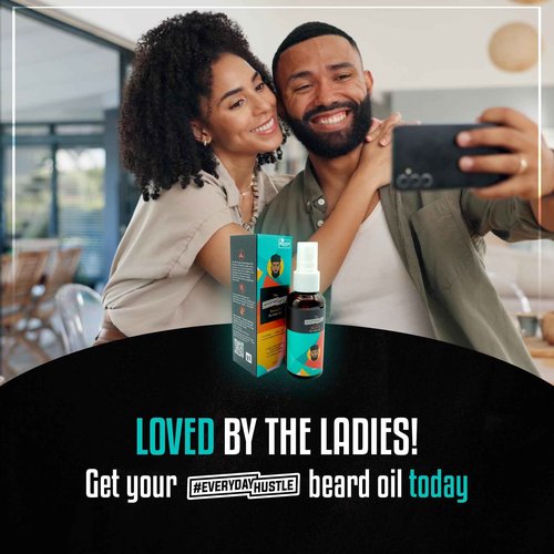 #EverydayHustle Premium Beard Care Kit for Men - With Shampoo, Conditioner & Spray Beard Oil - The Ultimate Beard Kit for Beard Moisture, Softening, Detangling, Grooming - 3-in-1 Pack