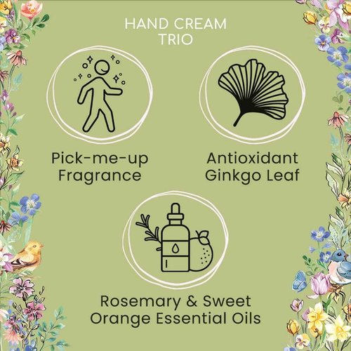 Heathcote & Ivory Lavender Fields Hand Cream Collection, 3 x 30ml Hand Cream