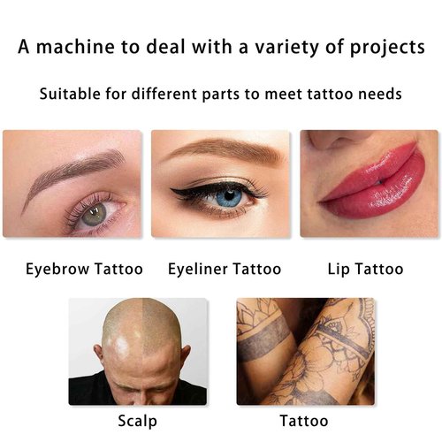 Professional Scalp Micropigmentation Machine Kit – Adjustable SMP Hair Tattoo Device for Hairline Restoration, Density Filling & Permanent Makeup (SMP Practice Machine Kit)