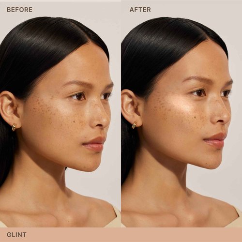 ILIA - Lightshift Cream Highlighter | Non-Comedogenic, Long-Lasting, Vegan, Cruelty-Free | Weightless, Seamless, Silky Highlighter (Glint - Soft Champagne, 0.27 oz | 7.8 g)