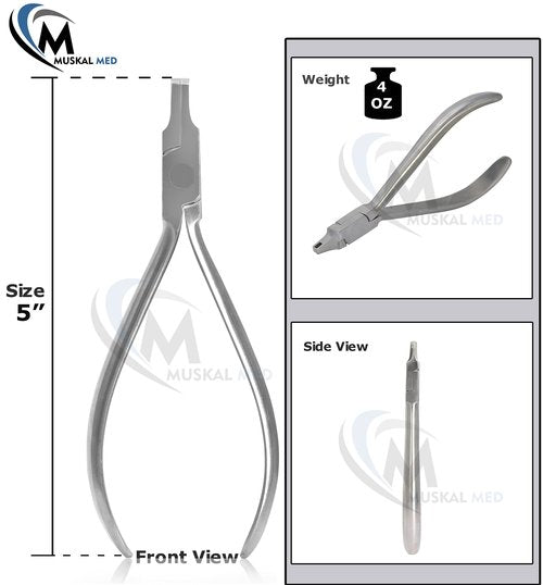 VISION TEK MED Orthodontic Dental Vertical Dimple Pliers Thermal Forming Retainer Clear Aligner Braces Plier