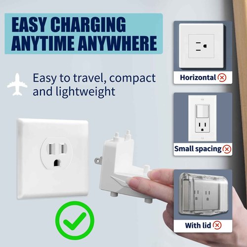Wireless Replacement Charger Base Compatible with Philips Sonicare Electric Toothbrush,Toothbrush Charger for Philips HX6100, HX3000, HX6000, HX8000, HX9000,Portable, IPX7 Waterproof