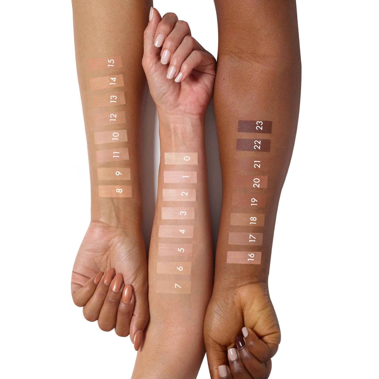 FARMASi VFX Pro Camera-Ready Liquid Foundation, Full Coverage Matte Finish, Lightweight Long-Wear, Oil-Free with Pore-Refining Sea-Water Formula, Non-Oxidizing Finish, 1 Fl Oz, 02 Ivory