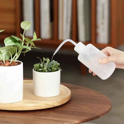 Anghie 4-Pack 250ml/8oz White Plastic Reusable Tattoo Wash Bottles for Green Soap, Water, Plants & General Use