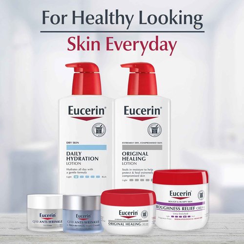 Eucerin Original Healing Cream - Fragrance Free, Rich Lotion for Extremely Dry Skin - 2 oz. Tube (Pack of 6)