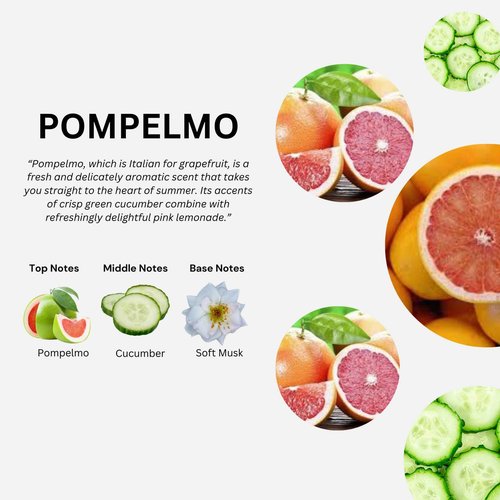 Cucina Fruits & Passion Pompelmo Hand Soap Refill 33.8 fl oz – Grapefruit Scent, Olive Oil Formula, Kitchen Hand Wash, Made in Canada