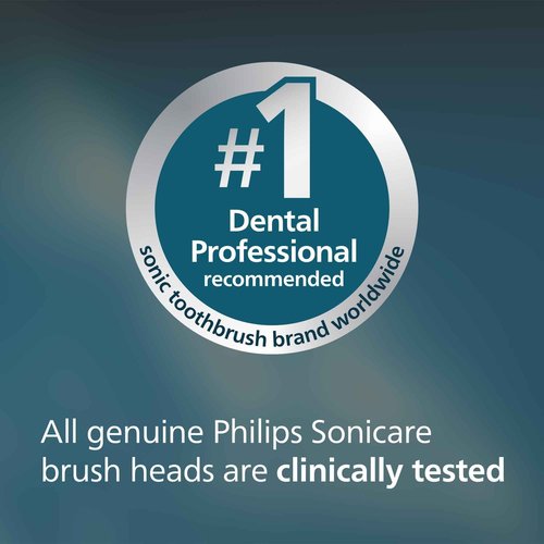 Philips Sonicare S2 Sensitive - Genuine Replacement Electric Toothbrush Heads, White, 2 Pack, HX6052/77