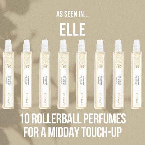 Lavanila Roller Perfume Set of 2, Includes Pure Vanilla + Vanilla Grapefruit - The Healthy Fragrance for Women, Clean and Natural