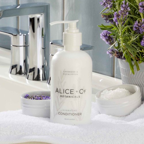 Shampoo & Conditioner - Fairfield by Marriott Hotel Bath Amenities - Lavender & Eucalyptus - 8.5 oz Bottles - Hair Care Set