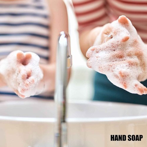 IRON BILL 2 Oz Empty Foam Pump Bottle (12PCS) Travel Foaming Soap Dispenser for Hand Soap, Lash Shampoo Cleanser (Amber)