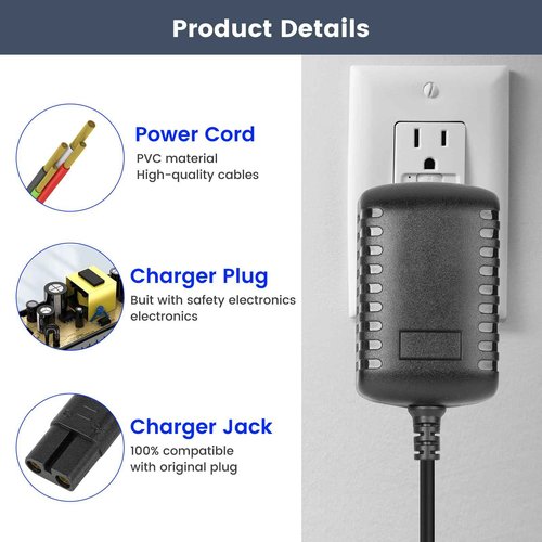 IOKOFJOA 4.5V Charger for BaByliss PRO FX870 FX788 FX787 FXSSM FX820 FX726 FX825 Outlining Trimmer Compatible with BaByliss GOLDFX Hair Clippers Power Adapter