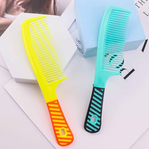 Disposable Combs in Bulk - Widen Individually Wrapped Sturdy Hair Combs for Women, Men & Homeless - 100 Pack (Colorful) for Hotel, Shelter, Nursing Home, Charity & Church