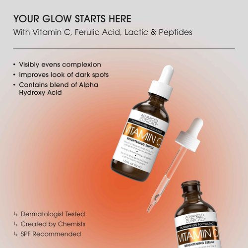 Advanced Clinicals 3 Pack Face Serum Essentials Set | Brightening Vitamin C, Firming Retinol, & Hydrating Hyaluronic Acid Serum Gift Box | Travel Size Gift For Women | Anti Aging Skin Care Products