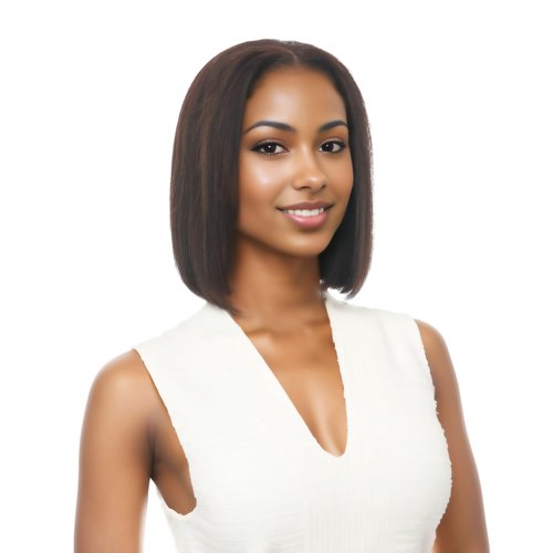 TIANYOUHAIR 8 Inch Real 100% Human Hair Bob Wigs HD Front 13×4 Lace Wig for Professional Female Diverse Styles