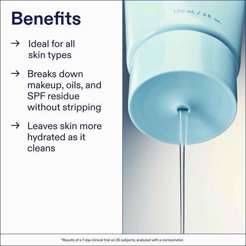 Skinfix Ceramide + Ectoin Gentle Gel Cleanser Mini - 5 oz - Removes Makeup & SPF - Cleanses & Hydrates Skin - Vegan, Cruelty Free