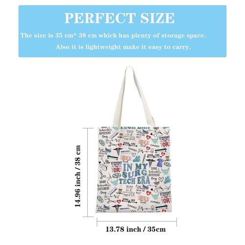 Surg Tech Era Tote - Makeup Bag Gift for Surgical Technologist, Nurse, Doctor