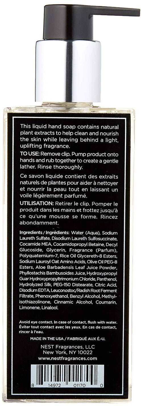 NEST Fragrances Scented Liquid Hand Soap- Moroccan Amber , 10 Fl Oz
