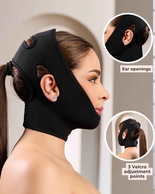 Shape Concept 301 Chin Strap Support Band Neck Bandage Face Chin High Compression