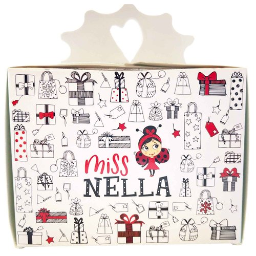MISS NELLA Christmas Glitters Special Glitter Kids Nail Polish 6 Pack: Sugar Hugs, Jazzberry Jam, Under The Sea, Kiss The frog, Honey Twinkles & Butterfly Wings Peel-off Water Based Formula