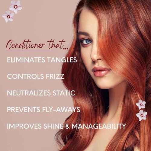 DermOrganic Daily Hydrating Conditioner for Dry Hair - Rinses Out Tangles, Controls Flyaways, Smooths and Softens, 33.8 oz