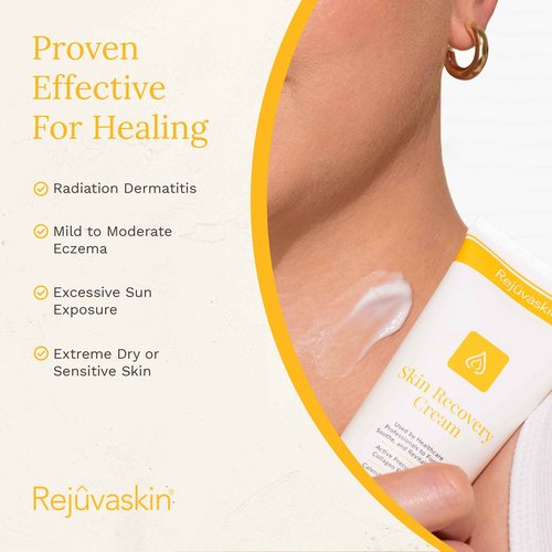 Rejuvaskin Skin Recovery Cream with Aloe Vera, Cooling Moisturizing Cream for Dry, Itchy & Sensitive Skin, 100 ml